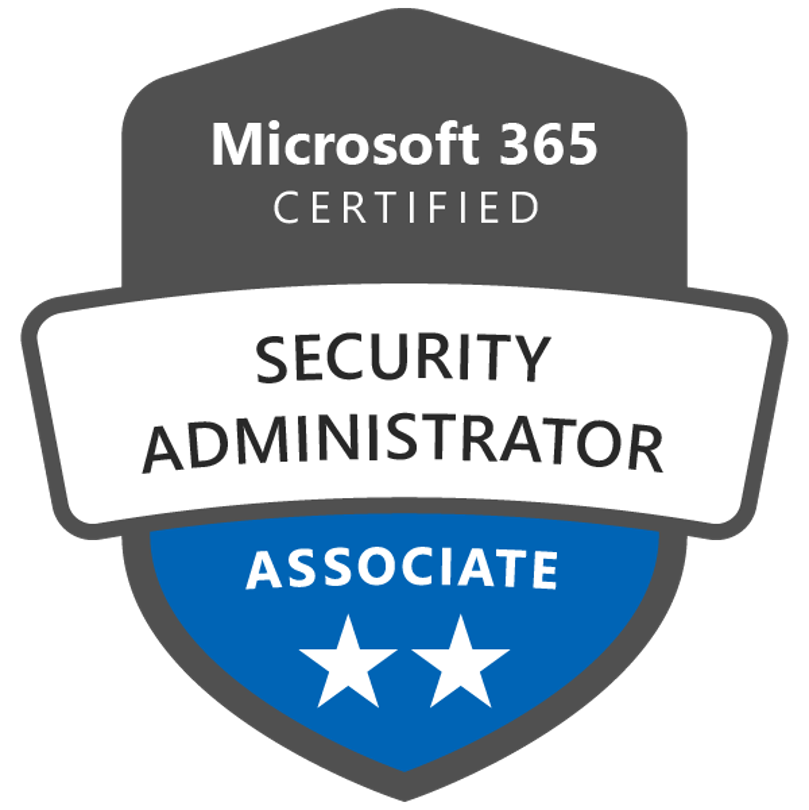 Microsoft 365 Certified Security Administrator Associate Badge