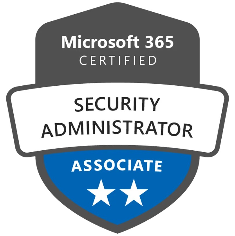 Microsoft 365 Certified Security Administrator Associate Badge